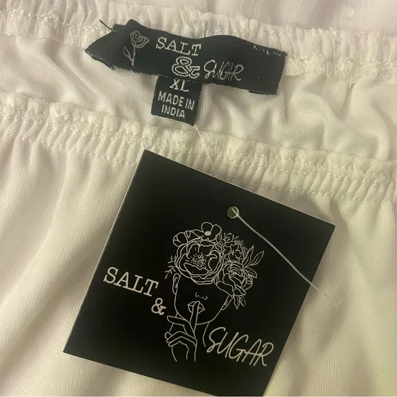 Salt & Sugar White Midi Dress NWT XL - Picture 4 of 5